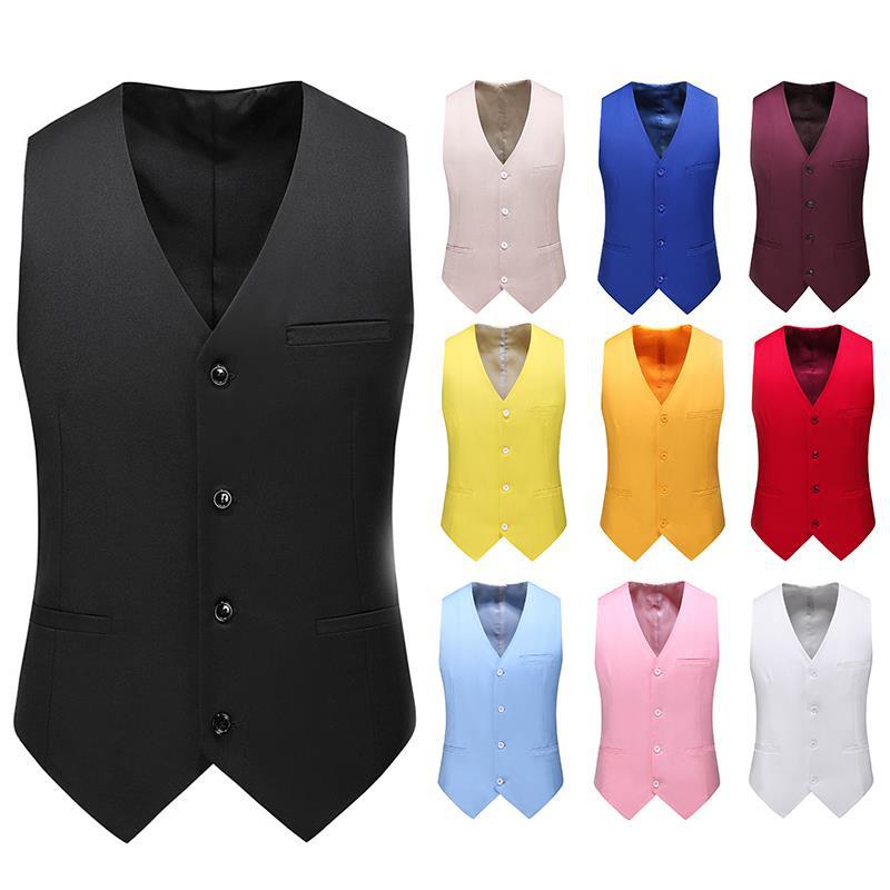 Đồng Phục Áo Gile Nam Tiếp Viên Hàng Không, Công Sở, Lễ Tân, Khách Sạn UNF170 Xanh Ngọc